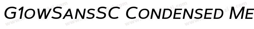 G1owSansSC Condensed Medium字体转换